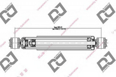 DJ PARTS ds2137ht -  Амортизатор